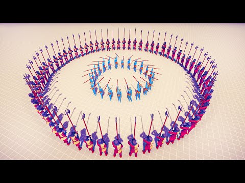 FAST SPEAR THROWERS vs 100x UNITS - Totally Accurate Battle Simulator TABS