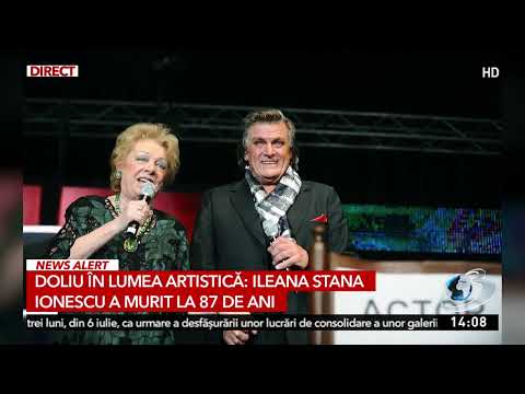 A murit Ileana Stana Ionescu. Actrița a încetat din viață la vârsta de 87 de ani