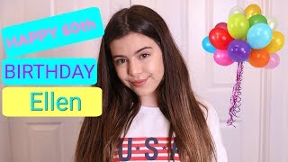 SOPHIA GRACE SINGS - SUPER BASS FOR ELLEN DEGENERES 60TH BIRTHDAY