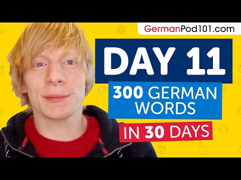 Day 1 10 300 Learn 300 German Words in 30 Days Challenge