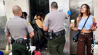 Weekly Homeless Encampment Clean-up in Venice