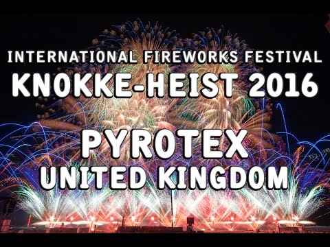 Int. Fireworks Festival Knokke-Heist 2016: Pyrotex - United Kingdom - Vuurwerk