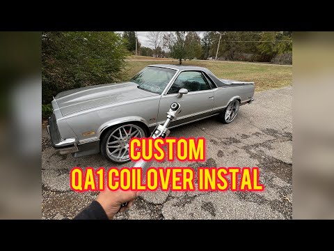 G BODY EL CAMINO QA1 COILOVER CUSTOM INSTALL