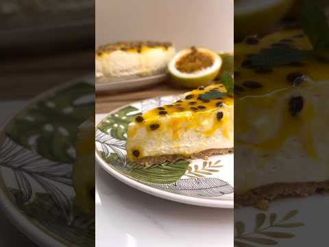 Cheesecake frío de maracuyá