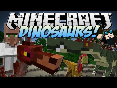 DanTDM - Minecraft | DINOSAURS! (Enter the Jurassic Dimension!) | Mod Showcase