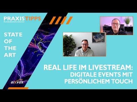 PTK 16- BDOA -  REAL LIFE IM LIVESTREAM:DIGITALE EVENTS MIT PERSÖNLICHEM TOUCH