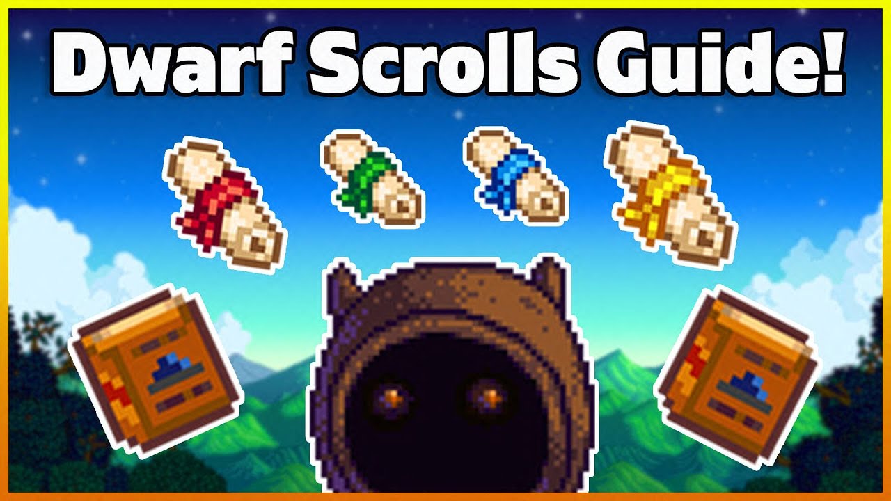 The Complete Guide to Stardew Valley's Dwarf Scrolls