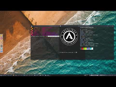 ArcoLinux : 2003 Making Urxvt look sexy - 100+ of color schemes