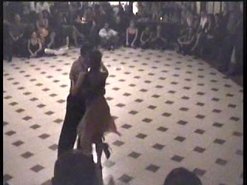  Paula Rampini  and  Guillermo Cerneaz  are  dancing  to  the  milonga  "  Ella Es Asi  "
