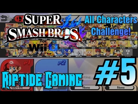 Smash 4: All Characters Challenge - Part 5 - Riptide Gaming