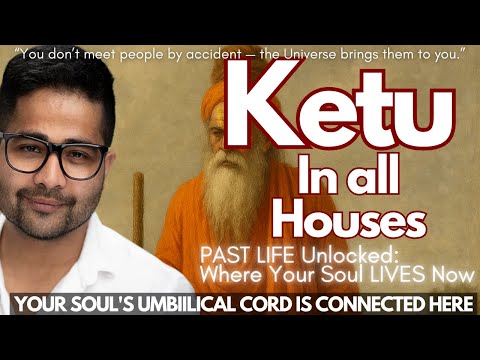 Ketu in All Houses -The Deepest Interpretation EVER: Soul Maturity, Intuition, Birthmarks, Karma