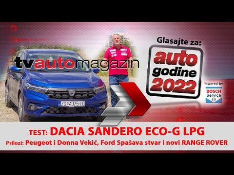 TV Automagazin S11 11 - Test: Dacia Sandero LPG! Započeo izbor Auto godine 2022.! Šećer: Range Rover