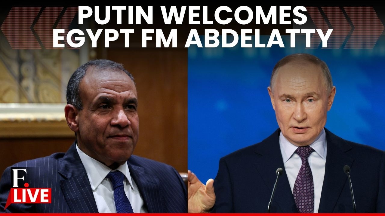 Putin LIVE: Russian President Putin Meets Egyptian FM Badr Abdelatty at the Kremlin | N18G