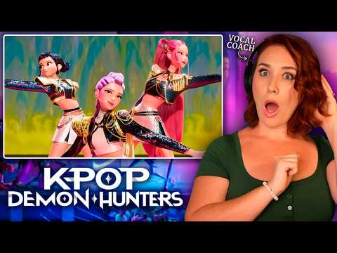 “…they can SING?!” Vocal Coach reacts KPOP DEMON HUNTERS