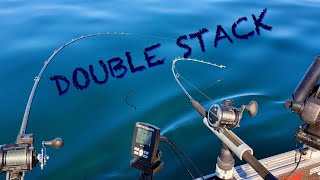 Double Stacking Dipsey Divers - Small Boat Salmon Tactics!