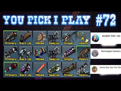 You Pick,I Play! #72 - Pixel Gun 3D (Can we get 300 likes?)