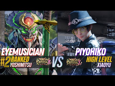 Tekken 8 ✦ EYEMUSICIAN (#2 Ranked Yoshimitsu) 🆚 PIYOHIKO (#11 Xiaoyu) ✦ High Level Match