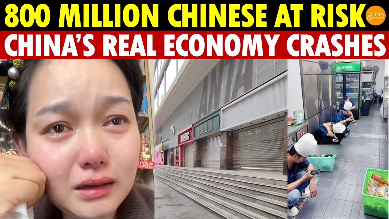 800 Million Chinese At Risk! China’s Real Economy Crashes, $20M Hotel Won’t Break Even for 500 Years