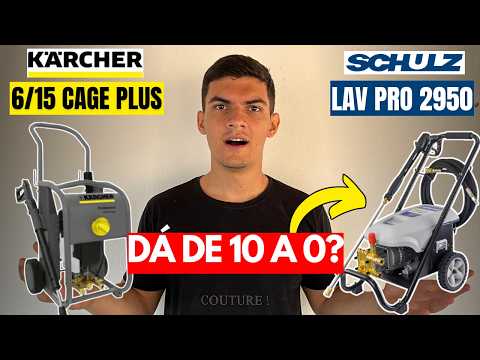 Escolha FÁCIL? Karcher HD 6/15 Cage Plus vs Hidro Lav 2950w Schulz | Lavadoras Uso Industrial