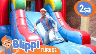 Blippi Kapalı Bir Oyun Parkını Ziyaret Ediyor 😅 | Blippi Türkçe - Çocu