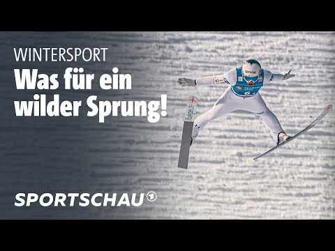 Skispringen in Willingen: Zajcs Sprung lässt Atem stocken | Sportschau