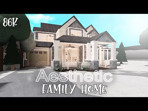 Roblox | Bloxburg: Aesthetic budget family home | 2-...