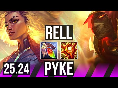 RELL & Corki vs PYKE & Lucian (SUP) | KR Master | 25.24