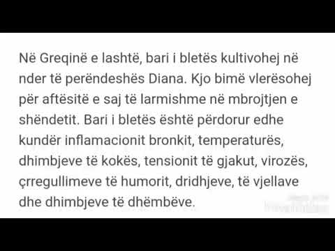 Si ta perdorim Bari e Bletes kunder antkthit dhe,,?