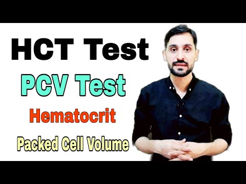 (HCT) Hematocrit Test | (PCV) Packed Cell Volume Test | High and Low | HCT Calculation Formula