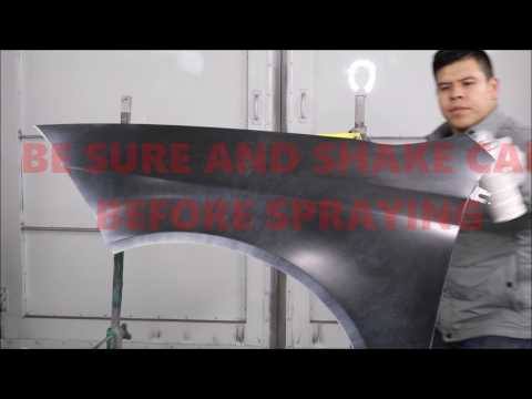 How To Spray Paint a New Car Fender At Home YOURSELF!