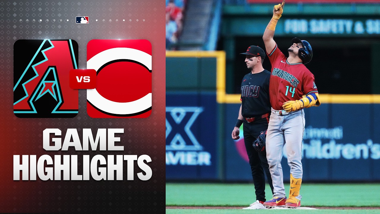 D-backs vs. Reds Game Highlights (6/12/26) | MLB Highlights
