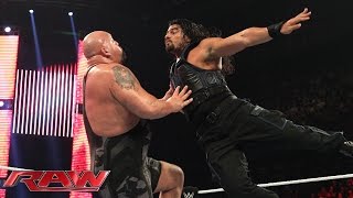 Roman Reigns vs. Big Show: Raw, January 5, 2015