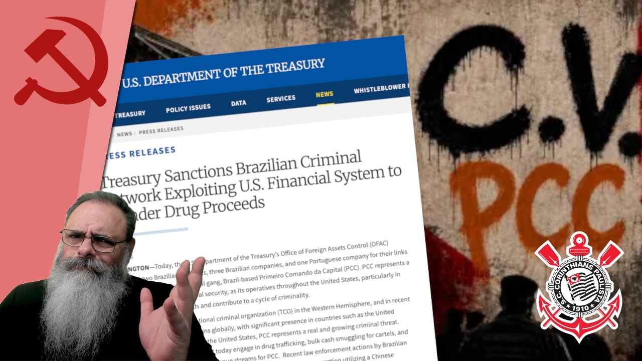 PRIMEIRA AÇÃO contra LAVAGEM de DINHEIRO do PCC e do CV feita pela OFAC
