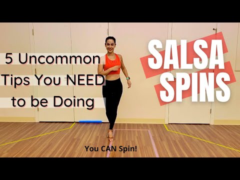 How to Spin Better in Salsa / 5 Less Common Tips you NEED to be Doing / Learn to Salsa / Technique