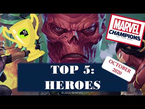 Marvel Champions: Hero Rankings - October 2020