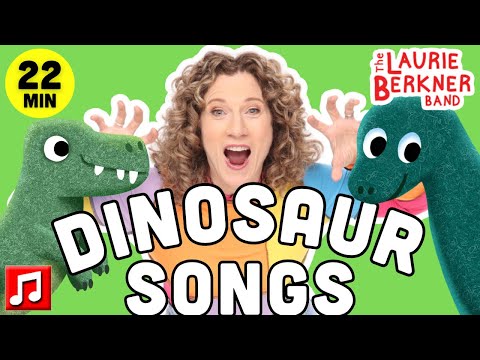 22 mins - "We Are The Dinosaurs" | Dinosaur Songs for Kids | Dance Remix | 🦖
