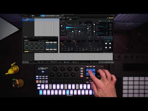 ATOM SQ X Studio One 5.2 - MORE User button pages!