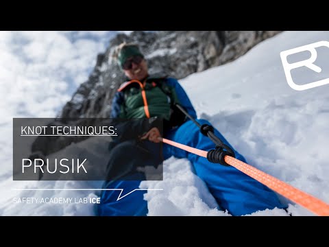Prusik knots: Guide – friction hitch knots for crevasse rescues – Tutorial (6/18) | LAB ICE