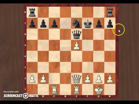 King Hunting by Old Steinitz (Wilhelm Steinitz - Curt von Bardeleben)