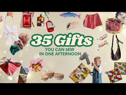 35 Gifts you can Sew in one Afternoon | Last minute, Easy, Beginner-friendly and Scrap-friendly!