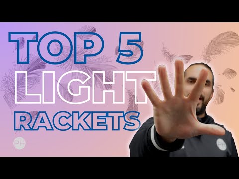 TOP 5 LITE RACKETS 2025 | Coach Chooses | Tennis Racket Review | PH Tennis
