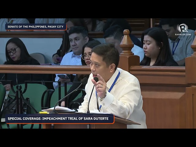 LIVE UPDATES: Impeachment trial of Vice President Sara Duterte