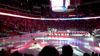 Melora Hardin National Anthem at Phoenix Coyotes game 10/16/10