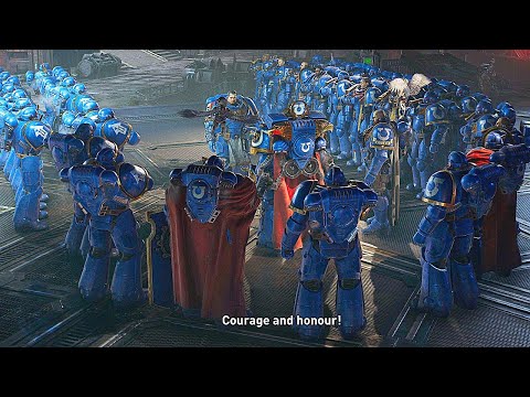 Titus Receives The Laurels Of Victory Scene - Warhammer 40K Space Marine 2