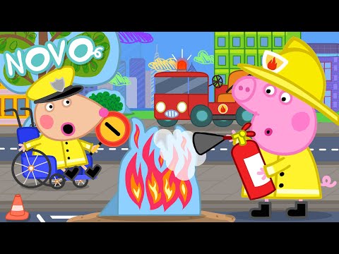 Peppa Pig Português Brasil 🔥 Pequena Cidade 🏥 NOVO Contos da Peppa Pig