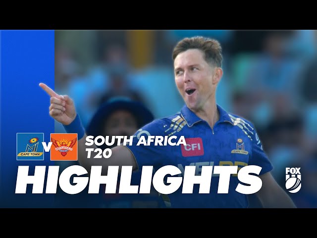 Boult & Bosch come up BIG 👏 | MI Cape Town v Sunrisers Eastern Cape | SA20 Highlights | Fox Cricket