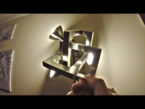 TriCube (Cubic Trefoil Knot) from 1 Piece of Aluminum