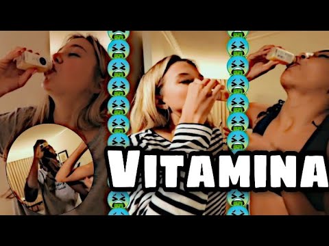 Sofya, Joalin, Diarra e Any tomando vitamina 🤡