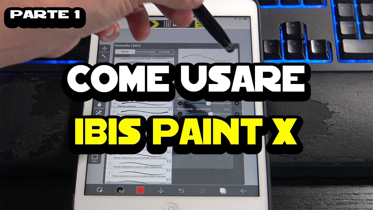 Come usare Ibis Paint X - Parte 1 - Interfaccia e pennelli