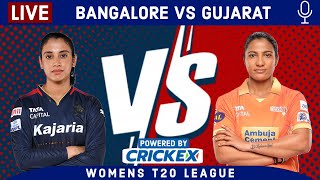 Live: Bangalore vs Gujarat 16th T20 | Live Scores & Commentary | RCB vs GG Live Score |
